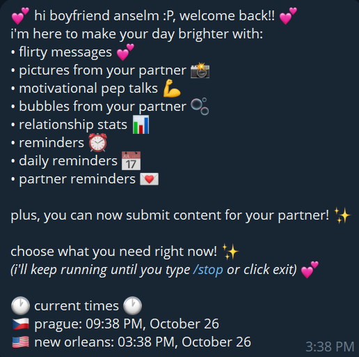 introductory message